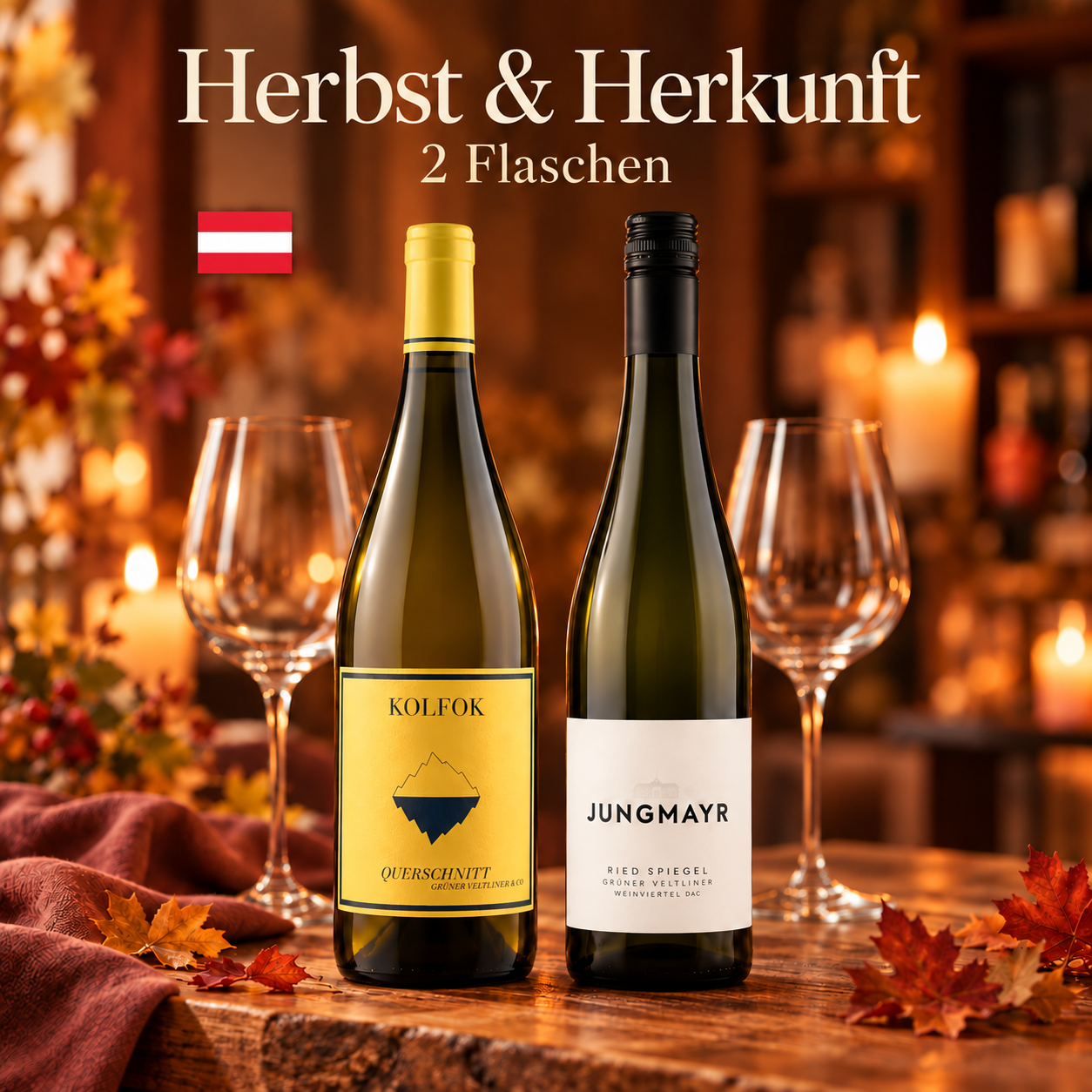 Herbst & Herkunft · Weinpaket mit 2 Flaschen